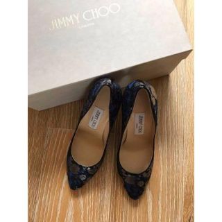 ジミーチュウ(JIMMY CHOO)のジミーチュウ　JIMMY CHOO　メタリックレースパンプス　新品(ハイヒール/パンプス)