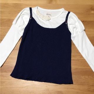 ファミリア(familiar)のお値下げしました♡ファミリア♡familiar ニットキャミソール 120cm(Tシャツ/カットソー)