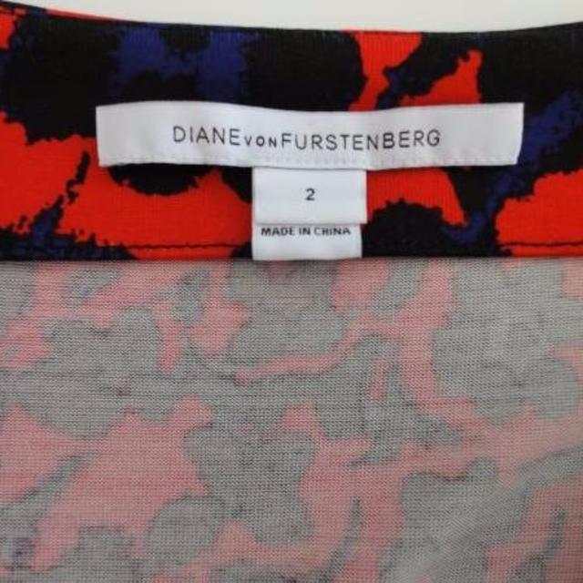 DIANE von FURSTENBERG(ダイアンフォンファステンバーグ)の【CHERRY様専用】ダイアン・フォン・ファステンバーグ　ラップワンピース レディースのワンピース(ひざ丈ワンピース)の商品写真