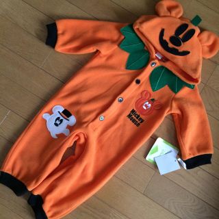 ディズニー(Disney)のハロウィン ミッキー着ぐるみ 90(カバーオール)