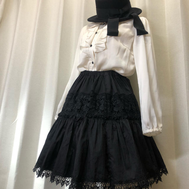 BLACK PEACE NOW ラメスカート BLACK PEACE NOW - ブラックピースナウ 透かしスカートの通販 by