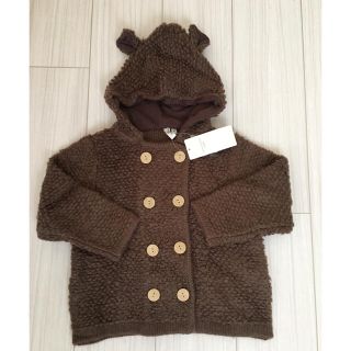 ラーゴム(LAGOM)の【新品】ラーゴム 子供服 ☆耳付きニットカーディガン☆(カーディガン)