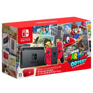 ニンテンドースイッチ(Nintendo Switch)のaran様任天堂スイッチ スーパーマリオオデッセイ(家庭用ゲーム機本体)