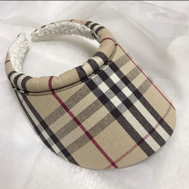 BURBERRY(バーバリー)のバーバリー Burberry サンバイザー ゴルフ/キタムラ/ナイキ/アディダス メンズの帽子(サンバイザー)の商品写真