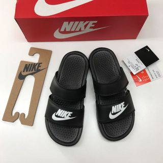 ナイキ(NIKE)の新品 23㎝ NIKE BENASSI スポーツサンダル ナイキ ベナッシ 黒白(サンダル)