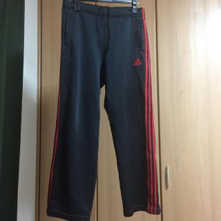 アディダス(adidas)のadidas サイドラインパンツ 赤 ジャージ  90s トラックパンツ(その他)