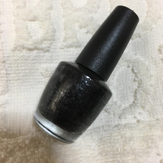 OPI(オーピーアイ)のopiのマニュキア 黒 ラメ コスメ/美容のネイル(マニキュア)の商品写真