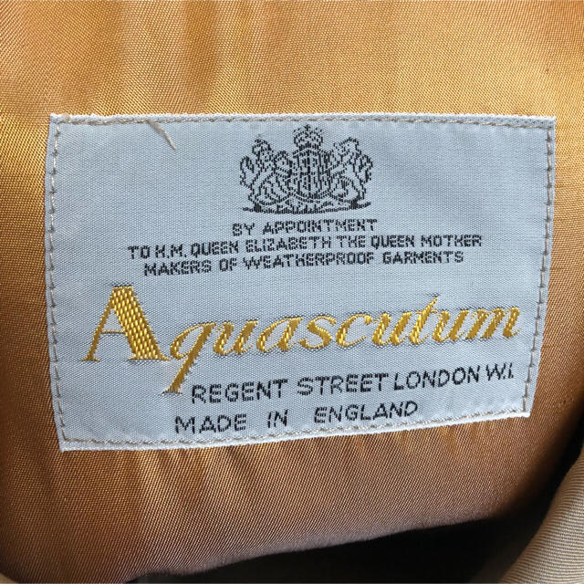 AQUA SCUTUM(アクアスキュータム)のアクアスキュータム ステンカラーコート ヴィンテージ ウールライナー付き メンズのジャケット/アウター(ステンカラーコート)の商品写真