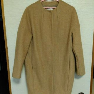 マウジー(moussy)のmoussy　マウジー　ノーカラーコート(ロングコート)