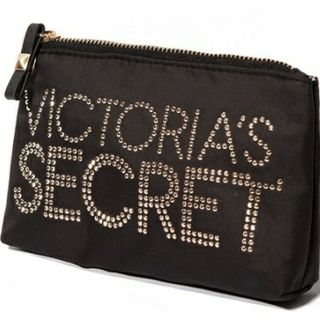 ヴィクトリアズシークレット(Victoria's Secret)の希少●Victoria Secretヴィクトリア ラインストーンポーチ  正規品(ポーチ)