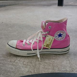 コンバース(CONVERSE)の新品【CONVERSE 】highcut PINK(スニーカー)