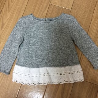 ベビーギャップ(babyGAP)のbaby Gap レース付きトップス(シャツ/カットソー)