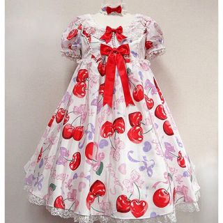 アンジェリックプリティー(Angelic Pretty)のwrapping cherry(ひざ丈ワンピース)