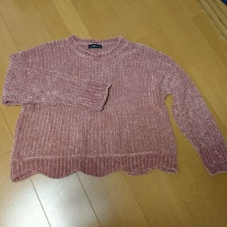 ザラ(ZARA)のZARA モールヤーンニット スカラップ(ニット/セーター)