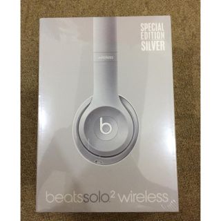 ビーツバイドクタードレ(Beats by Dr Dre)のBeats solo 2 wireless Silver (ヘッドフォン/イヤフォン)