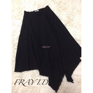 フレイアイディー(FRAY I.D)のFRAYI.D☆イレギュラーヘムラインスカート(ひざ丈スカート)