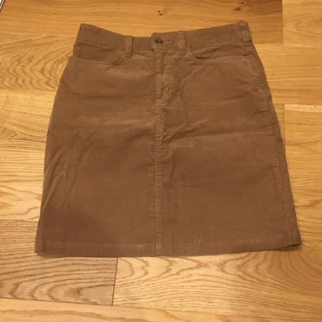 MUJI (無印良品)(ムジルシリョウヒン)の無印良品 コーデュロイ スカート 61 レディースのスカート(ひざ丈スカート)の商品写真