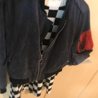 ダブルクローゼット(w closet)のMA1 ブルゾン コーデュロイ 素材(ブルゾン)