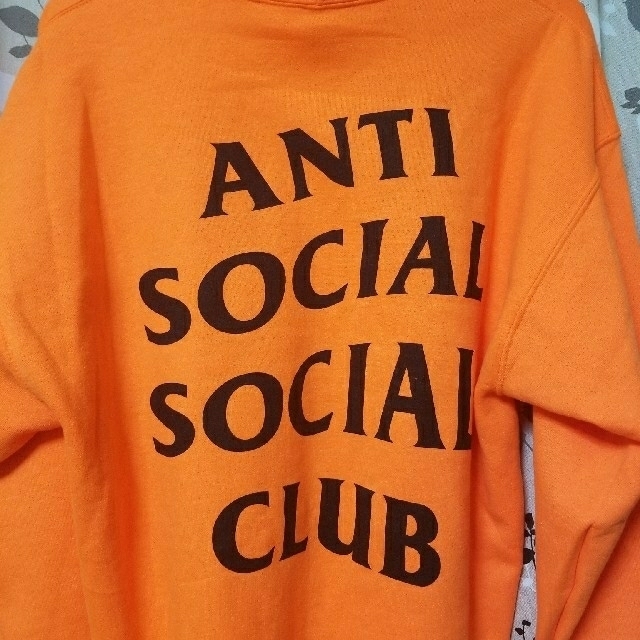 Supreme(シュプリーム)のanti social social club orange L メンズのトップス(パーカー)の商品写真