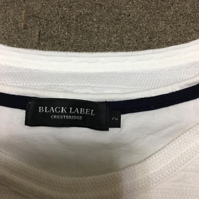 BURBERRY BLACK LABEL(バーバリーブラックレーベル)のバーバリー ブラック レーベル Tシャツ ホワイト 重ね着 メンズのトップス(Tシャツ/カットソー(半袖/袖なし))の商品写真