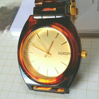 ニクソン NIXON べっ甲 シャンパンゴールド 腕時計