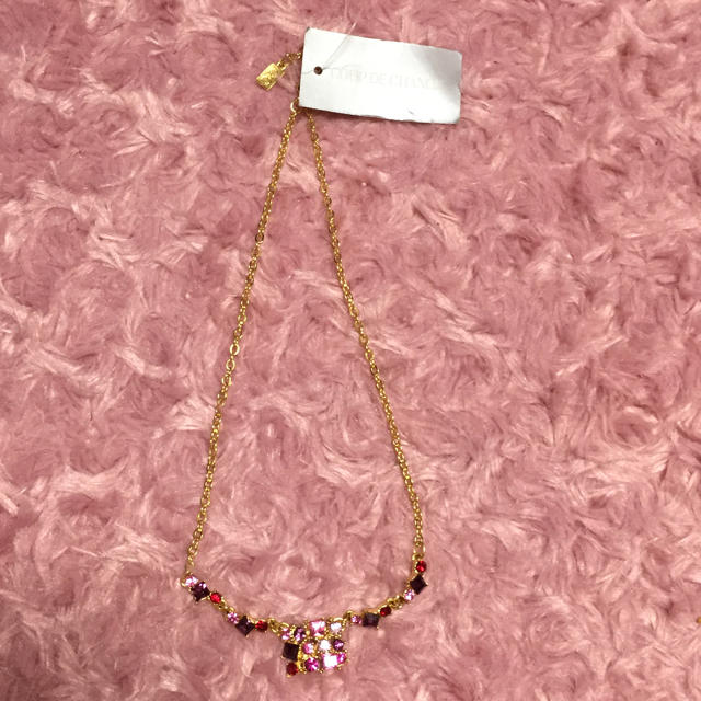 COUP DE CHANCE(クードシャンス)のCOUP DE CHANCE ネックレス ピンク ゴールド レディースのアクセサリー(ネックレス)の商品写真