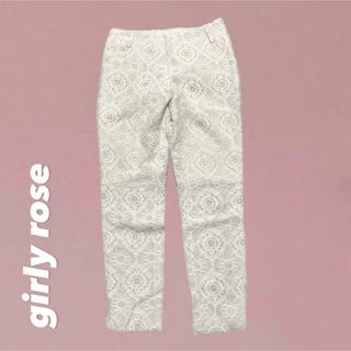 ザラ(ZARA)のgirlyrose ガーリーローズ レース パンツ👖(その他)