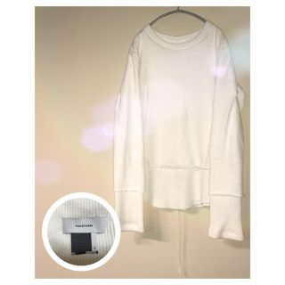 ファセッタズム(FACETASM)の【美品】FACETASM Layered Long Sleeve T WH 2(Tシャツ/カットソー(七分/長袖))