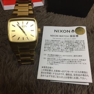 ニクソン(NIXON)のNIXON 腕時計ゴールド♡正規品(腕時計(アナログ))