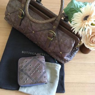 ボッテガヴェネタ(Bottega Veneta)の【セット売り】定価40万以上 美品 レア ボッテガヴェネタ バッグ ＆ 財布(ハンドバッグ)