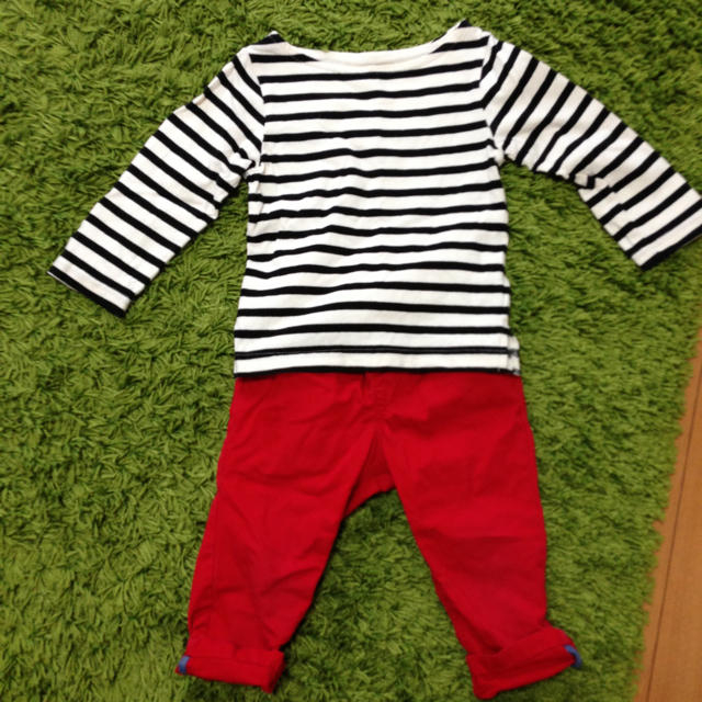 GLOBAL WORK(グローバルワーク)のキッズ ボーダートップス キッズ/ベビー/マタニティのキッズ服男の子用(90cm~)(その他)の商品写真