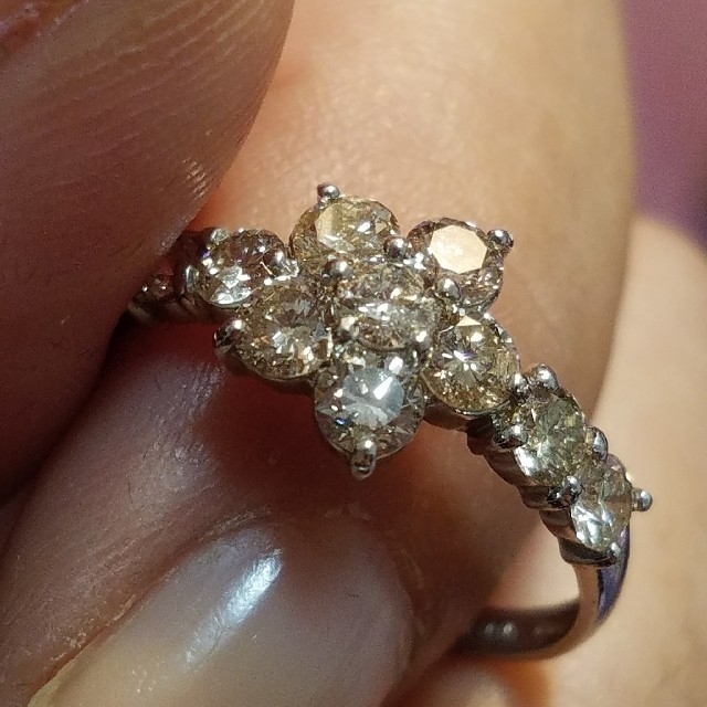 プラチナ　ダイヤモンドリング レディースのアクセサリー(リング(指輪))の商品写真