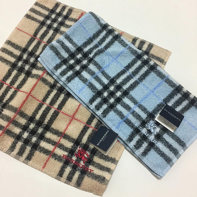 BURBERRY - 新品！バーバリー ハンカチ タオルの通販 by ショートケーキ｜バーバリーならラクマ