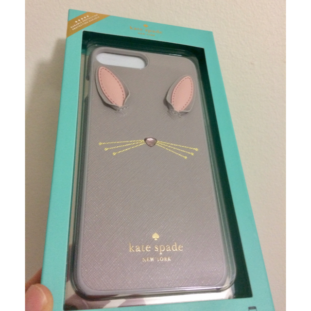 Kate spade♠️iPhone 7 plus うさぎのアップリケ