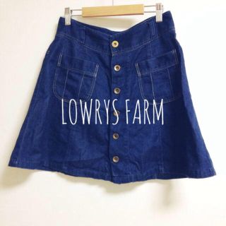 ローリーズファーム(LOWRYS FARM)の前ボタンデニムSK(ミニスカート)