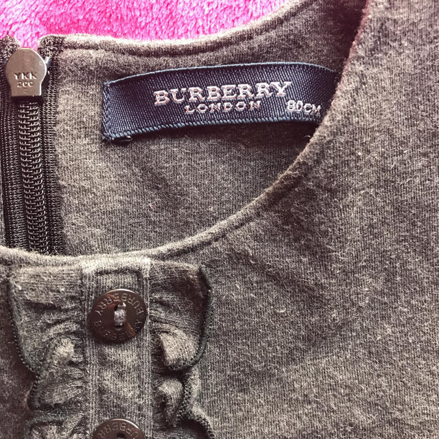 BURBERRY(バーバリー)のバーバリー ワンピース 80 カシミア混 キッズ/ベビー/マタニティのキッズ服女の子用(90cm~)(ワンピース)の商品写真