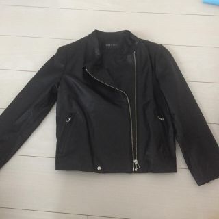 ブラックバイマウジー(BLACK by moussy)の美品♡mousy レザージャケット(ライダースジャケット)