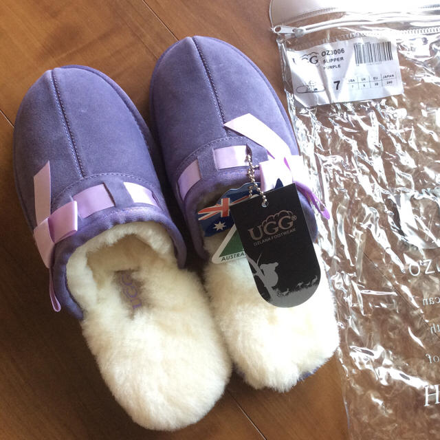 UGG(アグ)のUGG SLIPPER PURPLE レディースの靴/シューズ(スリッポン/モカシン)の商品写真