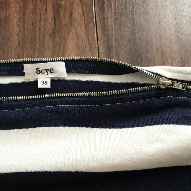 Scye(サイ)のmizu mizuさま専用♡Scye  ボーダートップス レディースのトップス(Tシャツ(半袖/袖なし))の商品写真