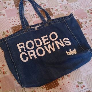 ロデオクラウンズ(RODEO CROWNS)のロデオ 限定デニムトートバッグ♥(トートバッグ)