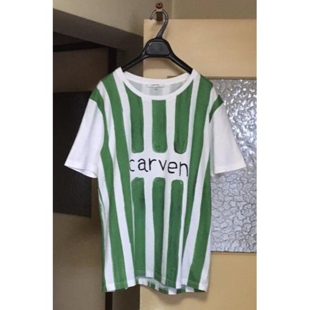 CARVEN(カルヴェン)の定価22,680円★美品 CARVEN(カルヴェン) 水彩風ロゴTシャツ メンズのトップス(Tシャツ/カットソー(半袖/袖なし))の商品写真