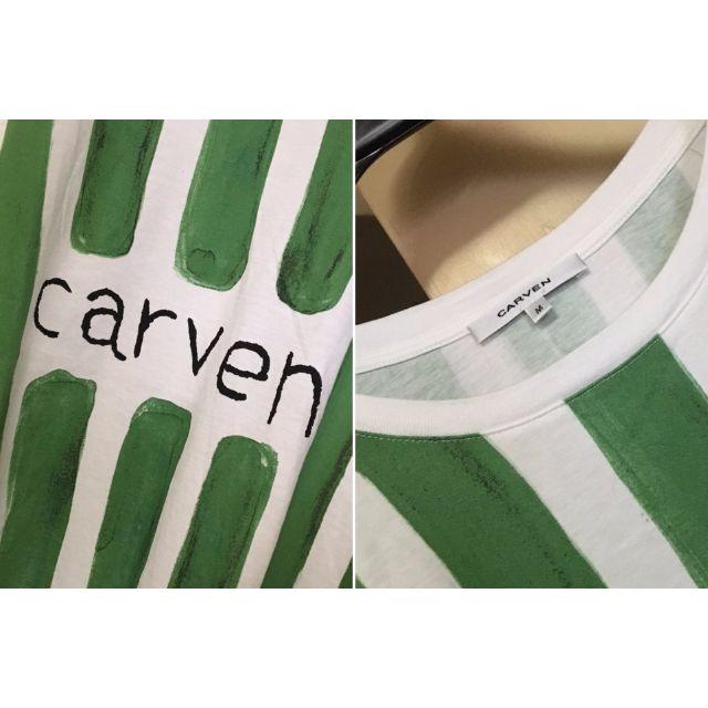 CARVEN(カルヴェン)の定価22,680円★美品 CARVEN(カルヴェン) 水彩風ロゴTシャツ メンズのトップス(Tシャツ/カットソー(半袖/袖なし))の商品写真