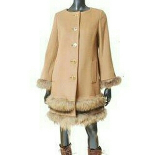グレースコンチネンタル(GRACE CONTINENTAL)のグレースコンチネンタル 裾ファーコート(毛皮/ファーコート)