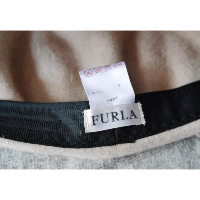 Furla(フルラ)の美品◆FURLA◆ リボンベレー帽 レディースの帽子(ハンチング/ベレー帽)の商品写真