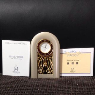 MIKIMOTO(置時計 ・ ゴールド/金色系)のフリマアイテム一覧 MIKIMOTO(置時計 ・ ゴールド/金色系)のフリマアイテム一覧