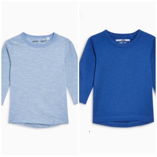 ネクスト(NEXT)のりょうさま専用★新品★NEXT 長袖Tシャツ 2枚セット 9～12m(シャツ/カットソー)