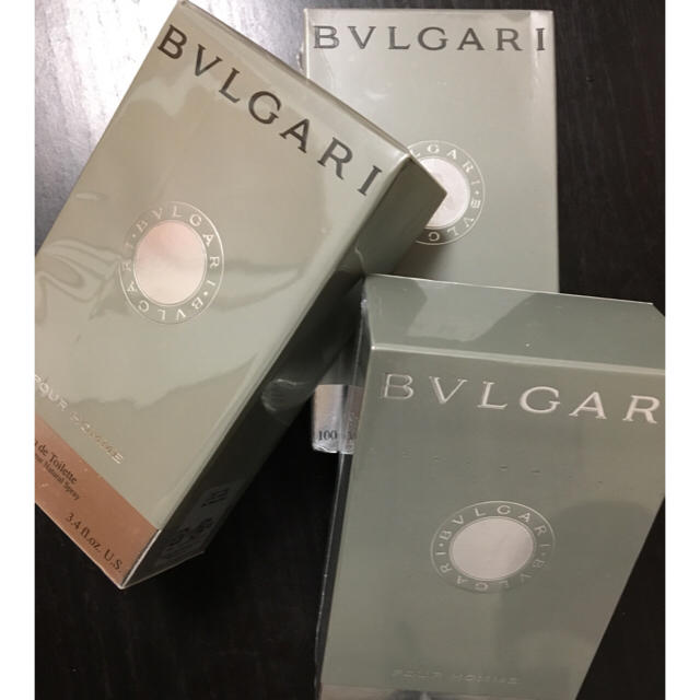 BVLGARI(ブルガリ)のブルガリプールオム未開封100ml3個◆BULGARI コスメ/美容の香水(香水(男性用))の商品写真