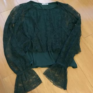 ザラ(ZARA)のレーストップス(カットソー(長袖/七分))