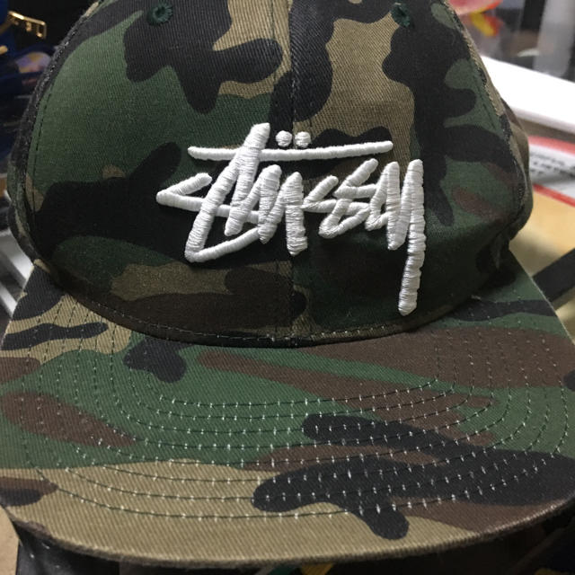 STUSSY - Stussy 迷彩 キャップの通販 by shige｜ステューシーならラクマ