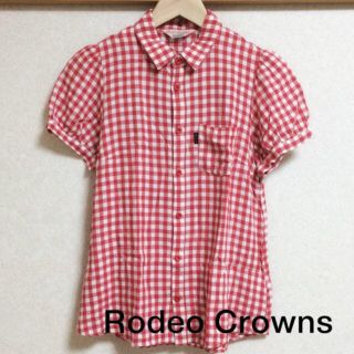 ロデオクラウンズ(RODEO CROWNS)のRodeoCrowns/チェックシャツ(シャツ/ブラウス(半袖/袖なし))